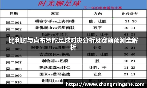 比利时与直布罗陀足球对决分析及赛前预测全解析